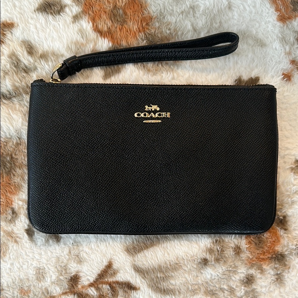 Coach Black Wristlet